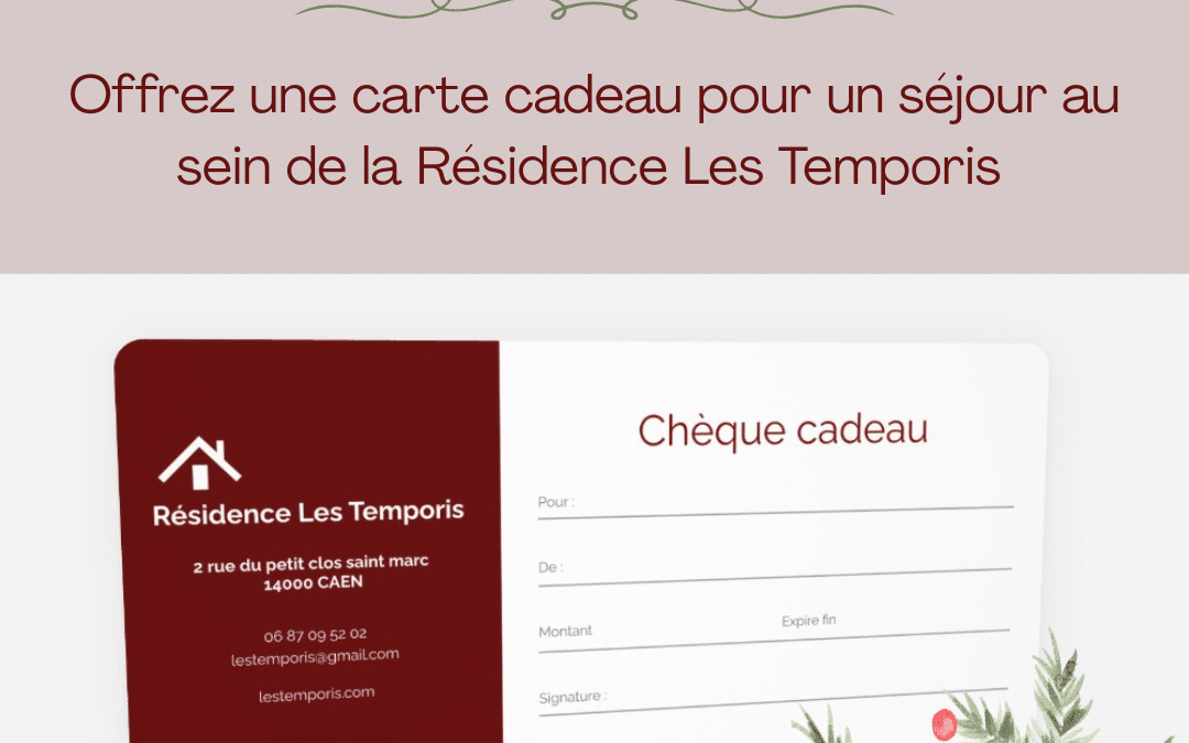 carte cadeau séjour normandie fin d'année